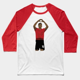 Marcus Rashford Heart Baseball T-Shirt